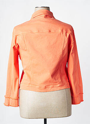 Jachete casual buzunare portocalie SIGNE NATURE femeie