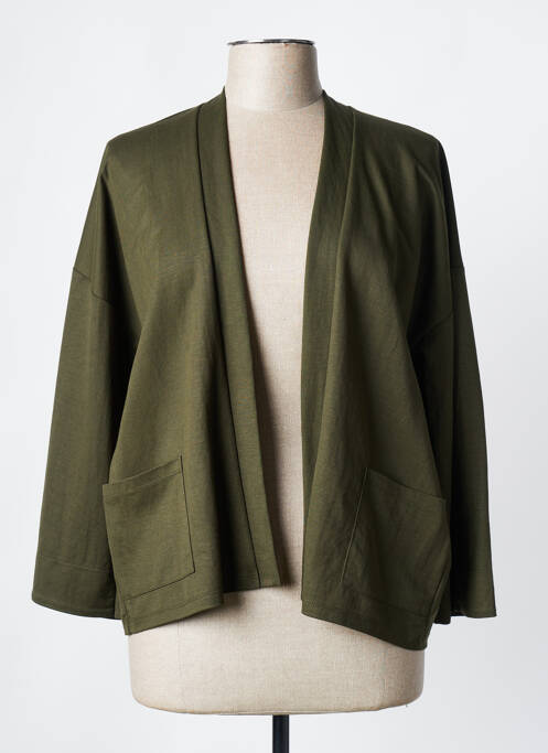 Vestă cu mâneci lungi verde WNT COLLECTION femeie