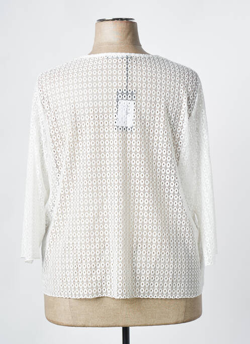 Vestă cu mâneci lungi alb TELMAIL femeie