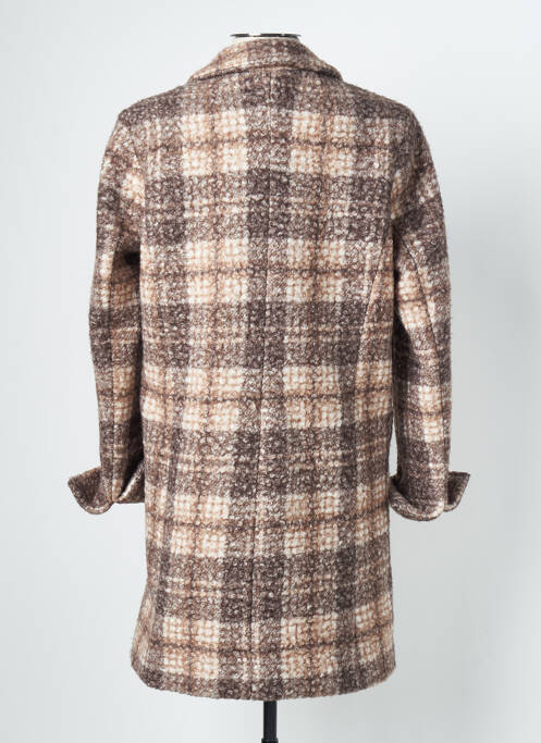 Palton lung maro SIGNE NATURE femeie