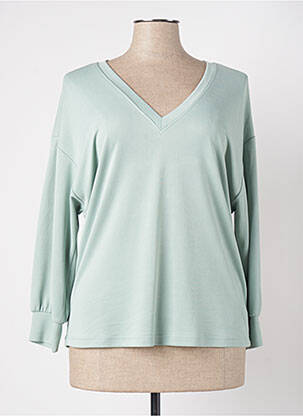 Tricou mâneci 3/4 mâneci 3/4 verde PAZ TORRAS femeie