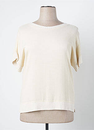 Pulover bej PAZ TORRAS femeie