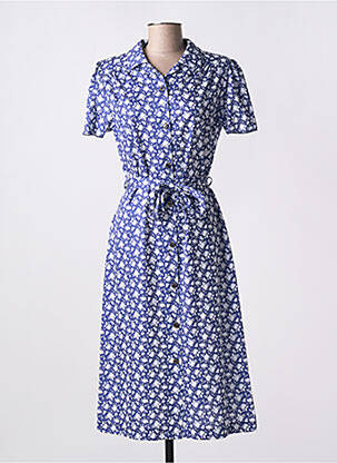 Rochie midi albastru VALMODE femeie