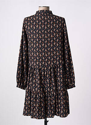 Rochie scurtă croială evazată mâneci lungi negru MOLLY BRACKEN femeie