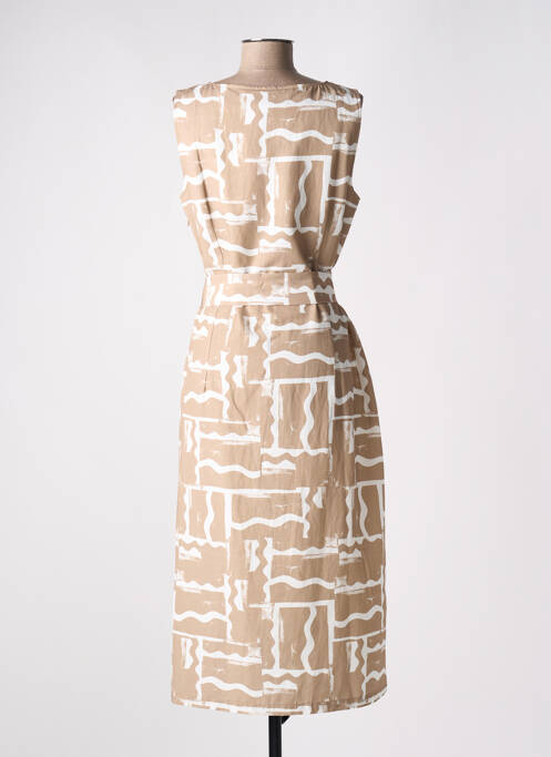 Rochie lungă maro SIGNE NATURE femeie