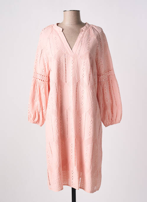 Rochie midi roz SIGNE NATURE femeie