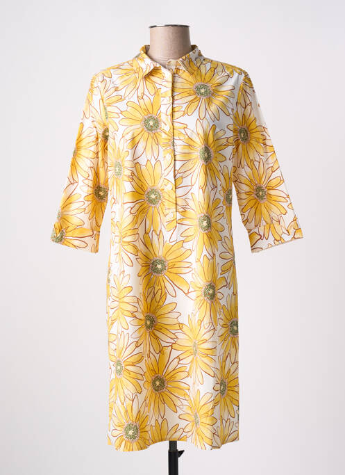 Rochie midi galben SIGNE NATURE femeie