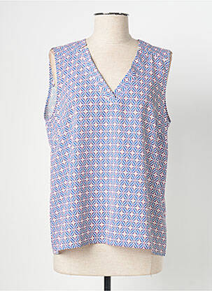 Top albastru SIGNE NATURE femeie