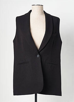 Vestă fără mâneci negru SIGNE NATURE femeie