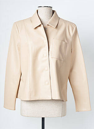 Geci din piele ecologică bej TRAMONTANA femeie