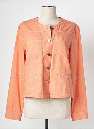 Jachete casual guler rotund portocalie DIANE LAURY femeie