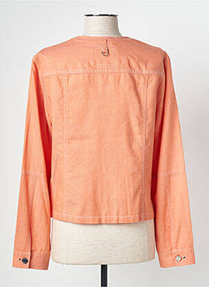 Jachete casual guler rotund portocalie DIANE LAURY femeie