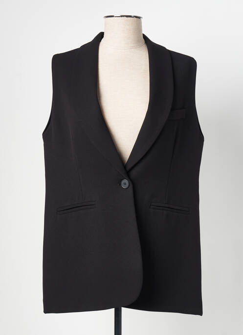 Vestă fără mâneci negru SIGNE NATURE femeie