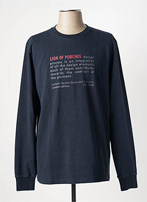 Pulover albastru LION OF PORCHES bărbat