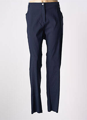 Pantalon slim buzunare albastru TELMAIL femeie