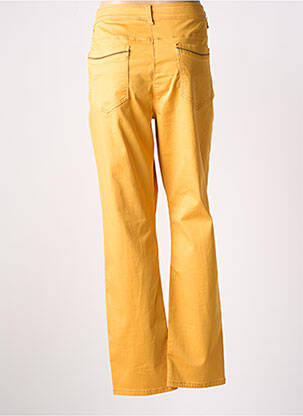 Pantalon slim buzunare galben DIANE LAURY femeie