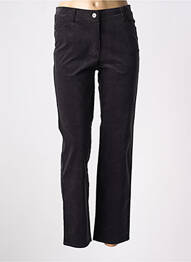 Pantalon drept închidere cu fermoar sub clapetă cu nasturi gri OLSEN femme