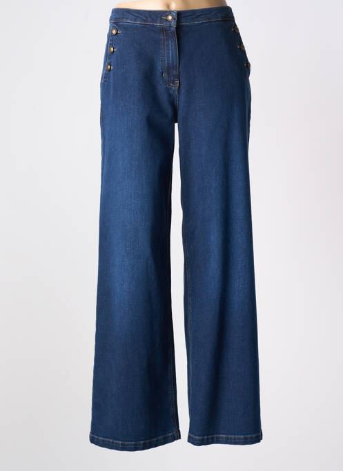 Blugi cu croială evazată albastru SIGNE NATURE femeie