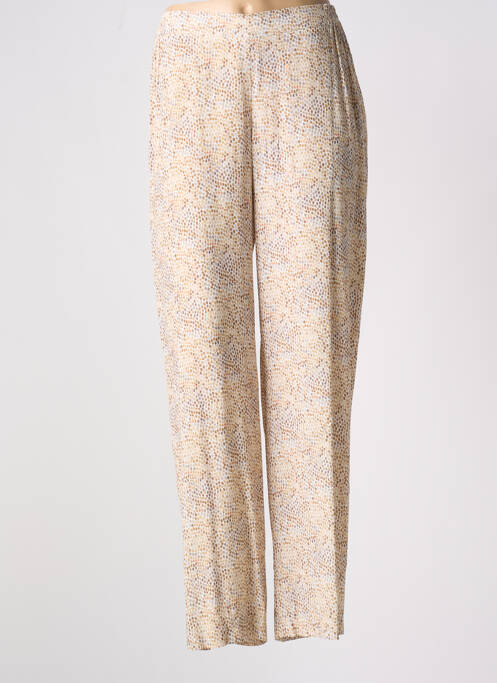 Pantalon drept bej SIGNE NATURE femeie