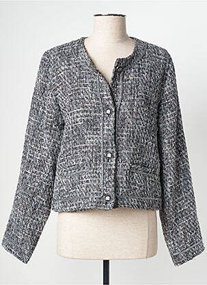 Jachete casual guler rotund negru AGATHE & LOUISE femeie