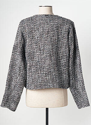 Jachete casual guler rotund negru AGATHE & LOUISE femeie