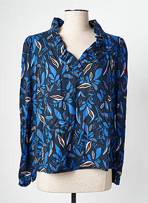 Bluză albastru ÉTYMOLOGIE femeie