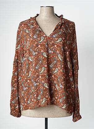 Bluză maro C'EST BEAU LA VIE femeie