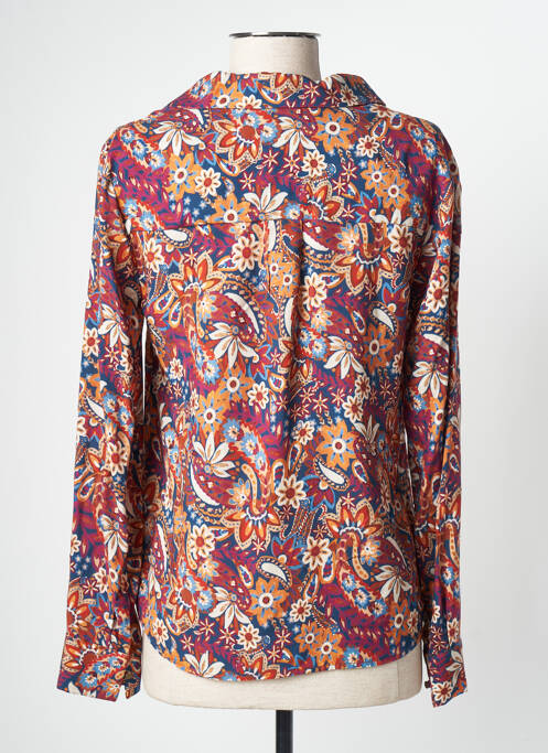 Cămașă imprimeu fantezie mâneci lungi albastru C'EST BEAU LA VIE femme