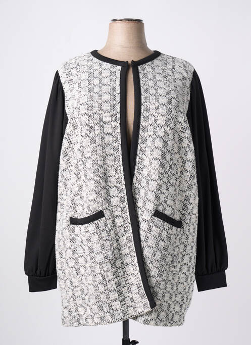 Vestă cu mâneci lungi gri ZHENZI femeie