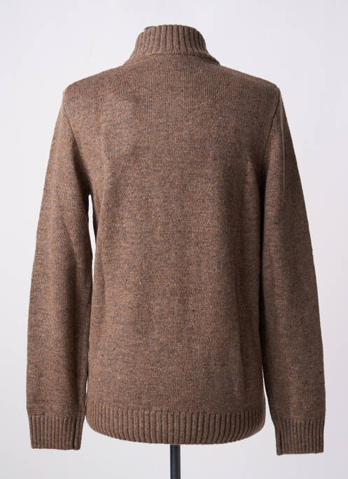 Vestă cu mâneci lungi maro CAMBRIDGE bărbat