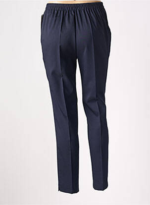 Pantalon drept talie elastică mărime normală albastru GEVANA femeie
