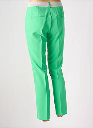 Pantalon 7/8 talie elastică mărime normală verde SIGNATURE femeie