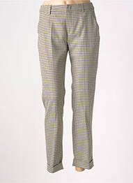 Pantalon 7/8 talie elastică mărime normală bej SIGNATURE femme