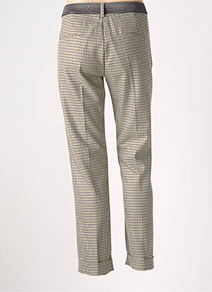 Pantalon 7/8 talie elastică mărime normală bej SIGNATURE femeie