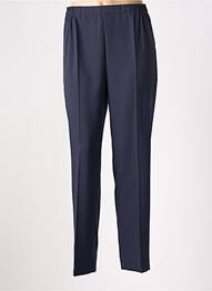 Pantalon drept talie elastică mărime normală albastru GEVANA femme