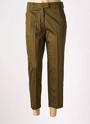 Pantalon 7/8 închidere cu fermoar sub clapetă cu cârlig mărime normală verde LION OF PORCHES femeie