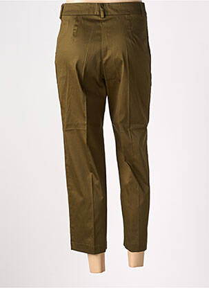 Pantalon 7/8 închidere cu fermoar sub clapetă cu cârlig mărime normală verde LION OF PORCHES femeie