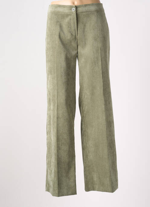 Pantalon drept verde SIGNATURE femeie