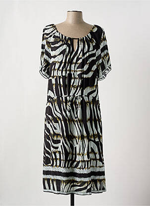 Rochie scurtă mâneci scurte mâneci scurte negru FRED SABATIER femeie