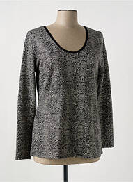 Tricou mâneci lungi mâneci lungi negru FRED SABATIER femme