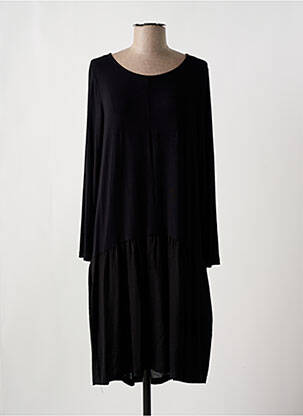 Rochie midi negru ORTO BOTANICO femeie