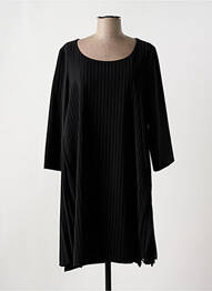 Rochie midi mâneci lungi mâneci lungi negru LAUREN VIDAL femeie