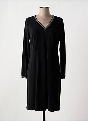 Rochie midi mâneci lungi mâneci lungi negru MC PLANET femeie