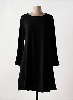 Rochie midi mâneci lungi mâneci lungi negru ORTO BOTANICO femeie