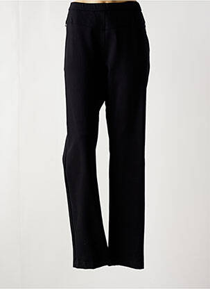 Pantalon evazat elasticitate negru FRED SABATIER femeie
