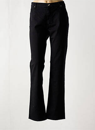 Pantalon evazat elasticitate talie joasă negru SAINT HILAIRE femeie
