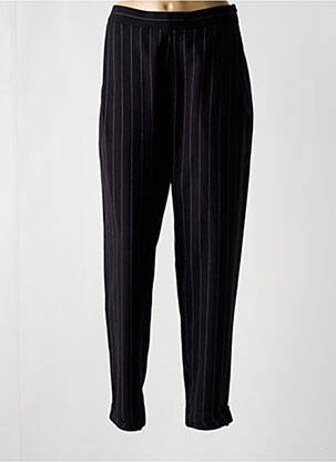 Pantalon larg închidere cu fermoar lateral negru KOKOMARINA femeie