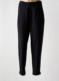 Pantalon larg închidere cu fermoar lateral negru KOKOMARINA femeie