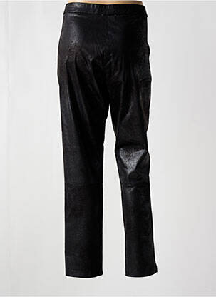 Pantalon slim talie elastică mărime normală negru SIGNE NATURE femeie