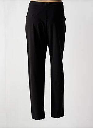 Pantalon drept țesătură poplin negru 3322 femeie